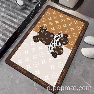 Panas Penjualan Pintu Karet Non-Slip Mat Bath Mat Bath